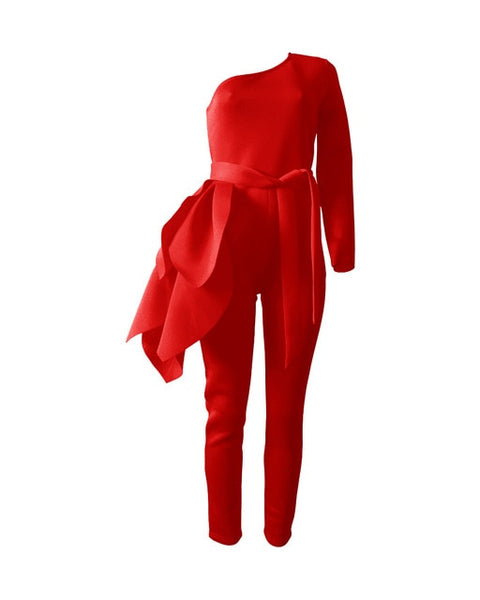 Sexy One Shoulder Jumpsuit