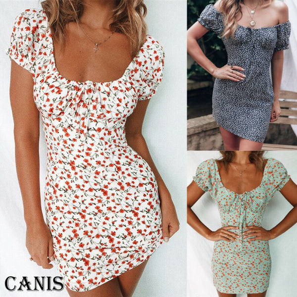 Boho Floral Mini dress